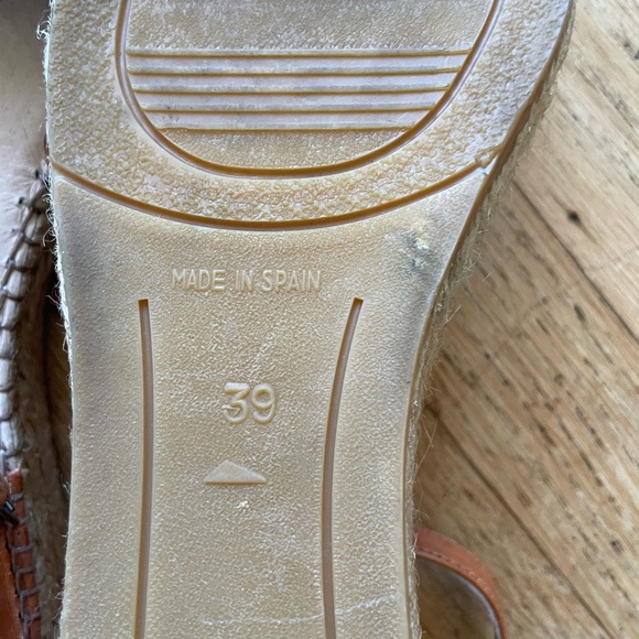 Women's Tan Espadrille Flats - Picture 4 of 16